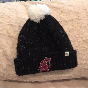 WSU Cougars sparkly beanie